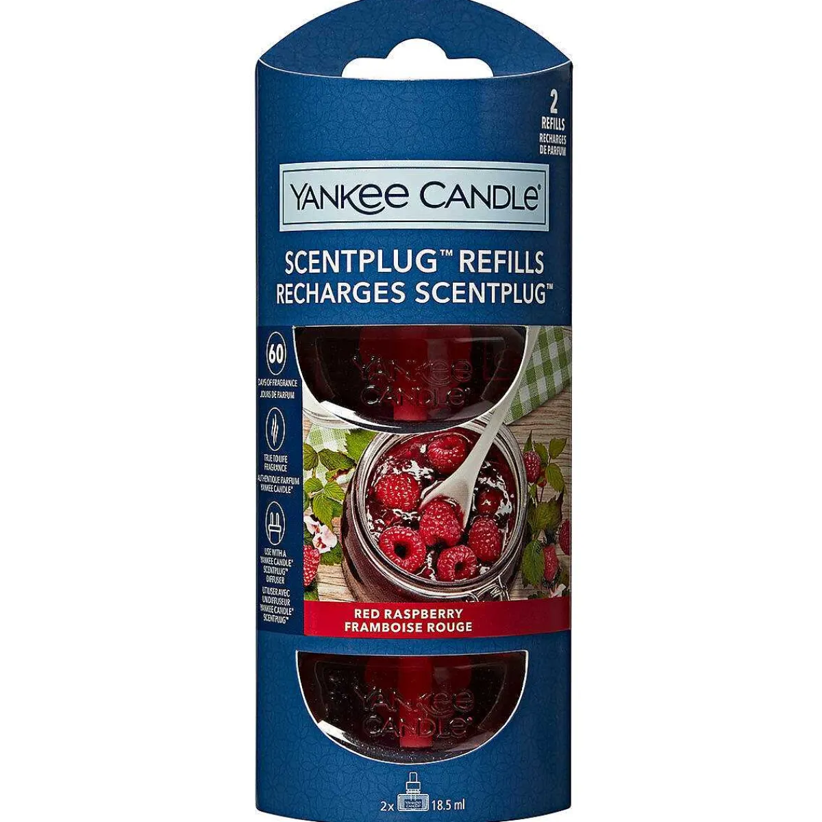 Red Raspberry Scent Plug Refill Twin Pack>Yankee Candle New