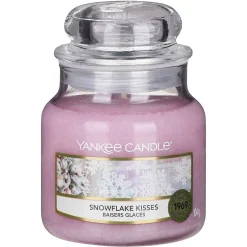 Snowflake Kisses Small Jar Candle>Yankee Candle Sale