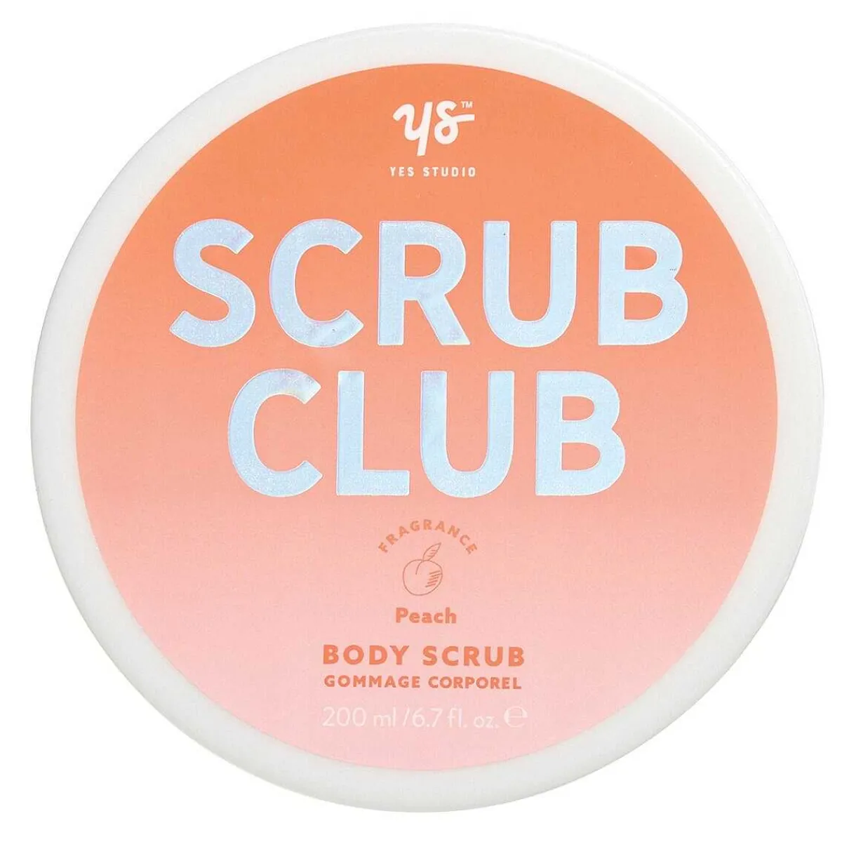 'scrub Club' Peach Body Scrub>Yes Studio Store