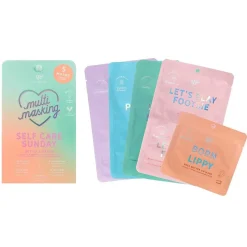 'self Care Sunday' Multi-Masking Pack Of 5 Masks>Yes Studio Shop