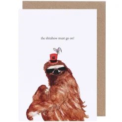 Zeppelinmoon 'shitshow' Greetings Card><noscript><img width=